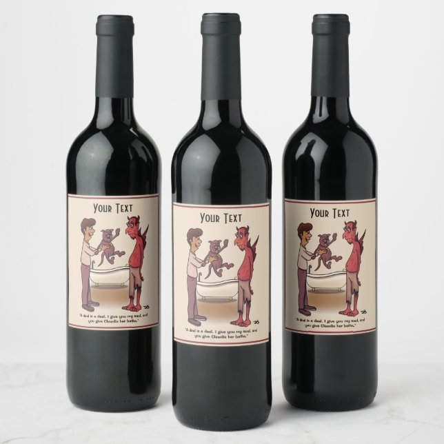 Étiquette Pour Bouteilles De Vin Clawdia (Bouteilles)