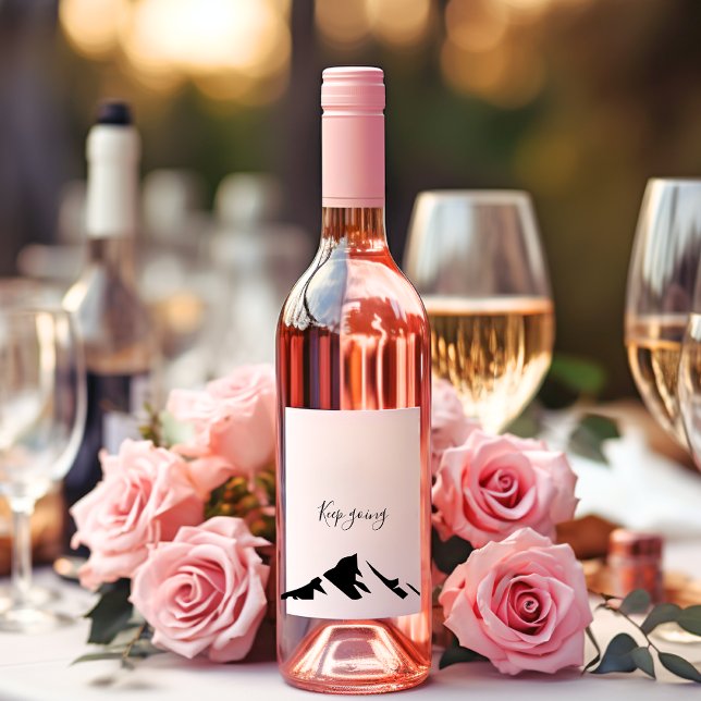 Étiquette Pour Bouteilles De Vin Conserver Noir Moderne En Simple (Créateur téléchargé)