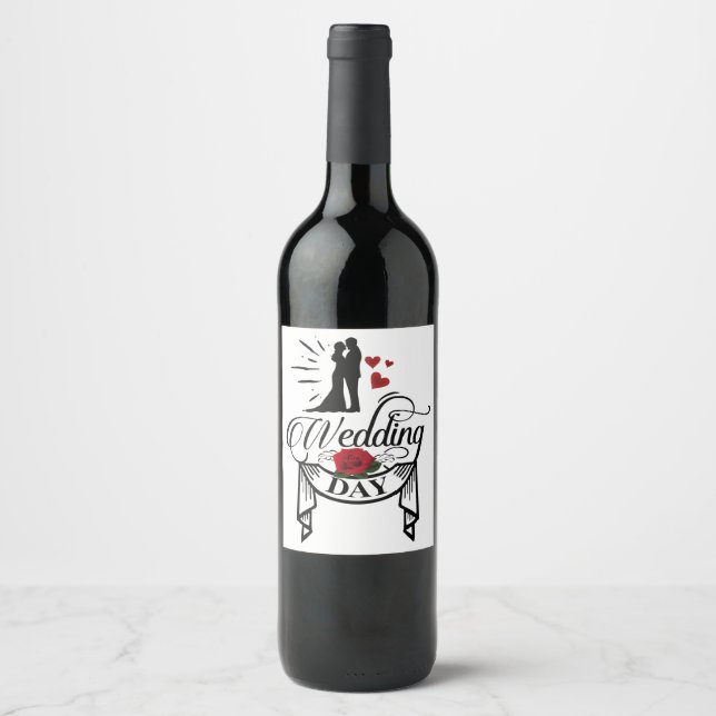 Étiquette Pour Bouteilles De Vin Conserver ou concevoir votre propre (Devant)