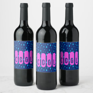 Étiquette Pour Bouteilles De Vin Cool.