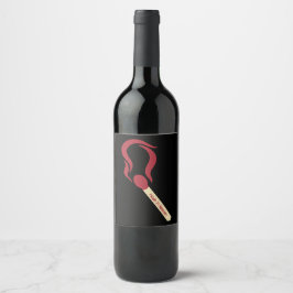 Étiquette Pour Bouteilles De Vin Correspondance faite au Ciel