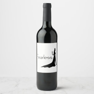 Étiquette Pour Bouteilles De Vin Courageux