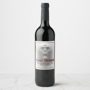 Étiquette Pour Bouteilles De Vin Crâne
