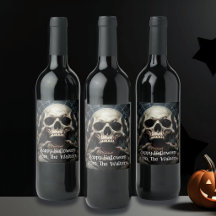 Crâne Effrayant Halloween Gothique Personnalisé