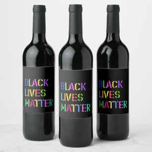 Étiquette Pour Bouteilles De Vin Crayon de la matière noire 01 Styles multiples
