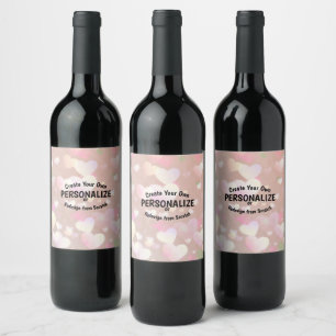 Étiquette Pour Bouteilles De Vin Créez votre propre