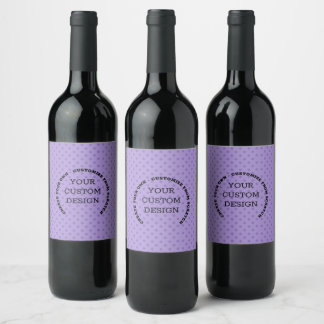 Étiquette Pour Bouteilles De Vin Créez Votre Propre Design Personnalisé