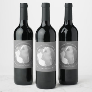 Étiquette Pour Bouteilles De Vin Créez votre propre Étiquette de vin photo