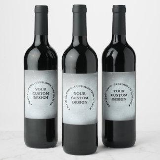 Étiquette Pour Bouteilles De Vin Créez Votre Propre Modèle