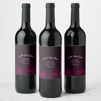 Étiquette Pour Bouteilles De Vin Créez votre propre personnalisation