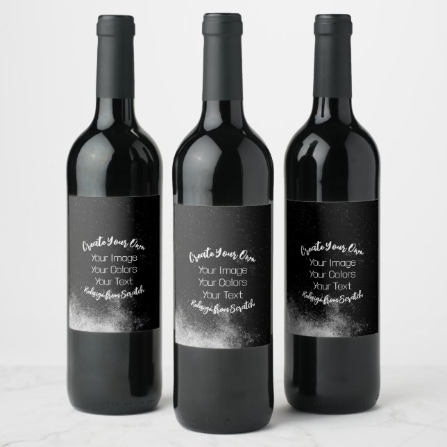 Étiquette Pour Bouteilles De Vin Créez Votre Propre Personnalisé (Bouteilles)