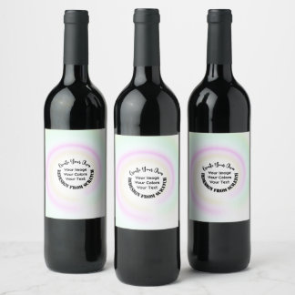 Étiquette Pour Bouteilles De Vin Créez Votre Propre Personnalisé