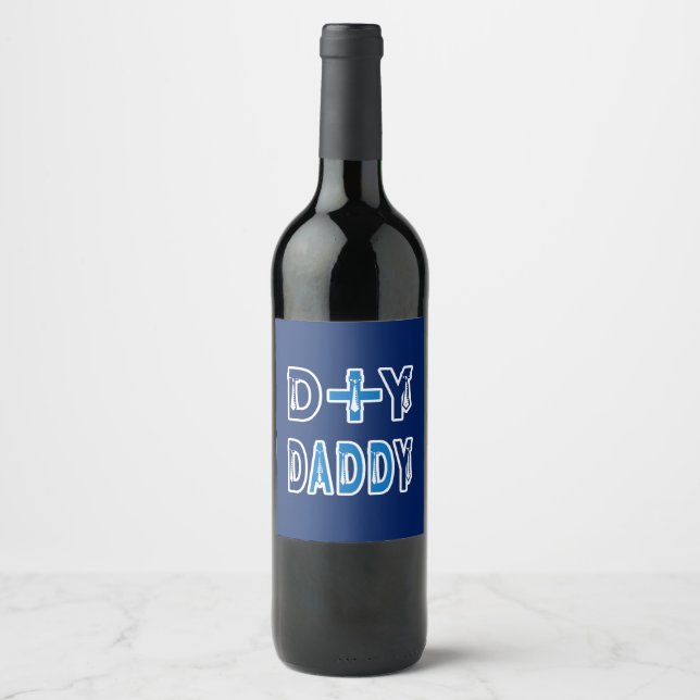 Étiquette Pour Bouteilles De Vin d + y = dADDy (Devant)