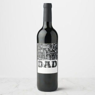 Étiquette Pour Bouteilles De Vin DAD mécanique automobile