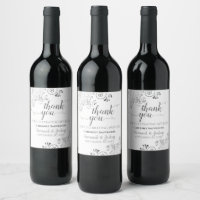 Dentelles d'argent sur Merci Mariage blanc