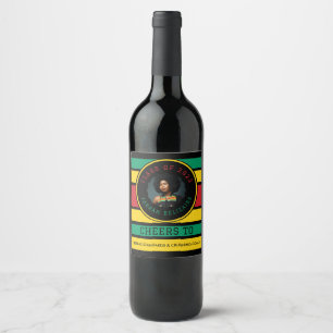 Étiquette Pour Bouteilles De Vin Diplôme photo panafricain