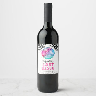 Étiquette Pour Bouteilles De Vin Disco Cowgirl Bachelorette