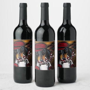 ÉTIQUETTE POUR BOUTEILLES DE VIN DOXIE RACER