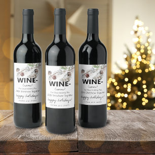 Étiquette Pour Bouteilles De Vin Drôle 2023 Colle de vin nous tenant ensemble de la