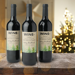 Étiquette Pour Bouteilles De Vin Drôle de vin 2025 Colle qui nous tient ensemble Pi