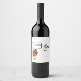 Étiquette Pour Bouteilles De Vin Drôle psychiatre