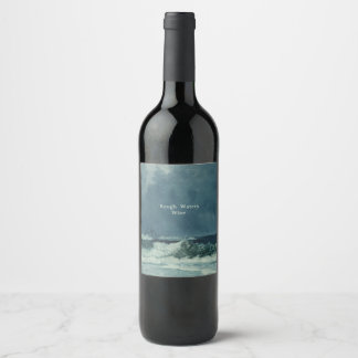 Étiquette Pour Bouteilles De Vin Eaux Brutes Nautiques