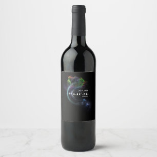 Étiquette Pour Bouteilles De Vin Éclipse solaire 2017