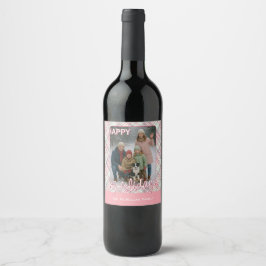 Étiquette Pour Bouteilles De Vin Élégant Motif plat rustique élégant