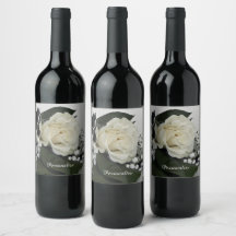 Élégant & Romantique Rose Blanche Personnalisé