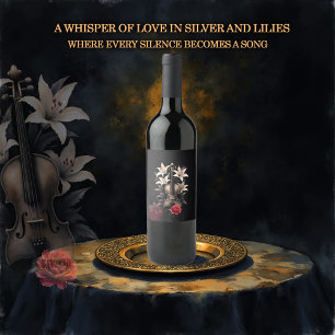 Étiquette Pour Bouteilles De Vin Élégie pour une chanson déchue – Violon gothique r