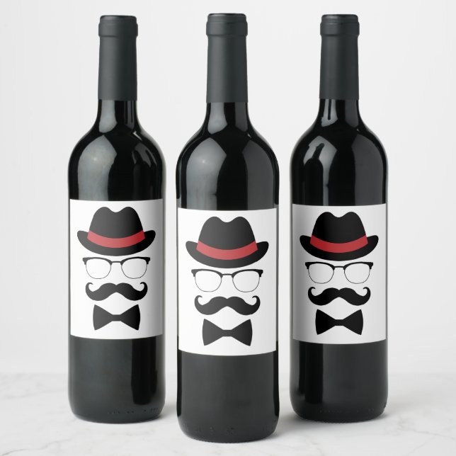 Étiquette Pour Bouteilles De Vin Eléments héliportés (Bouteilles)