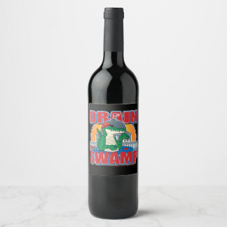 Étiquette Pour Bouteilles De Vin Éliminer le marais Trump 2020