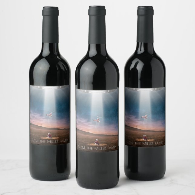 Étiquette Pour Bouteilles De Vin Enlèvement de tricycle (Bouteilles)