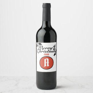 Étiquette Pour Bouteilles De Vin Ensemble d'étiquette de nourriture et de boisson