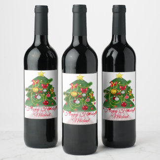 Étiquette Pour Bouteilles De Vin Ensemble d'étiquettes de nourriture et de boisson