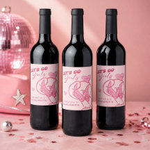 Enterrement de vie de jeune fille Cowgirl Pink Las