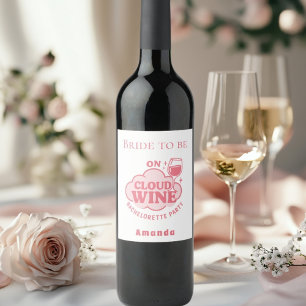 Étiquette Pour Bouteilles De Vin Enterrement de vie de jeune fille sur vin dans les