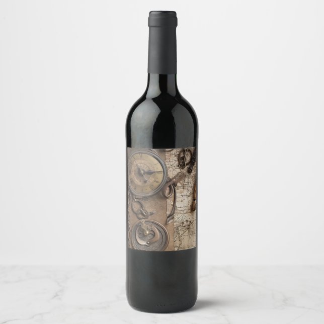 Étiquette Pour Bouteilles De Vin Escape Room Jeu fête d'anniversaire (Devant)