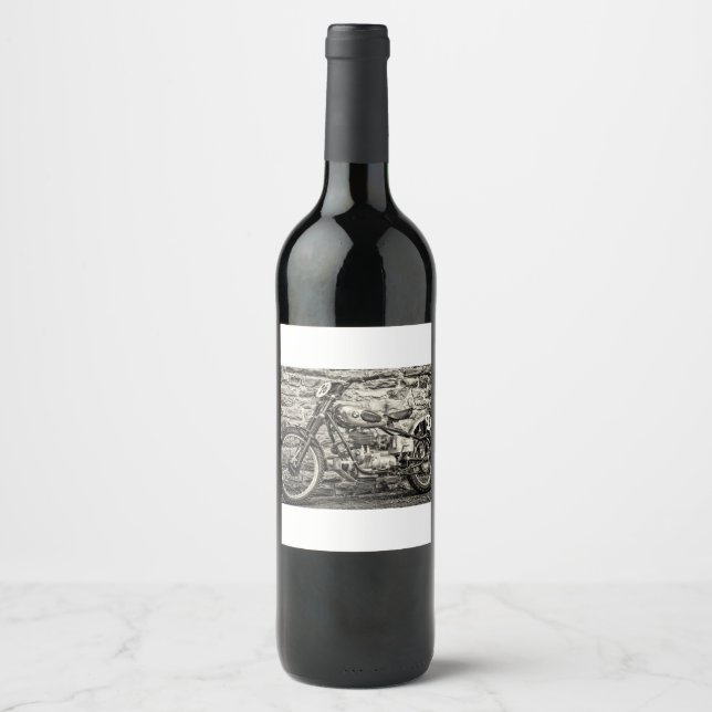 Étiquette Pour Bouteilles De Vin Etiqueta botella de  (Devant)