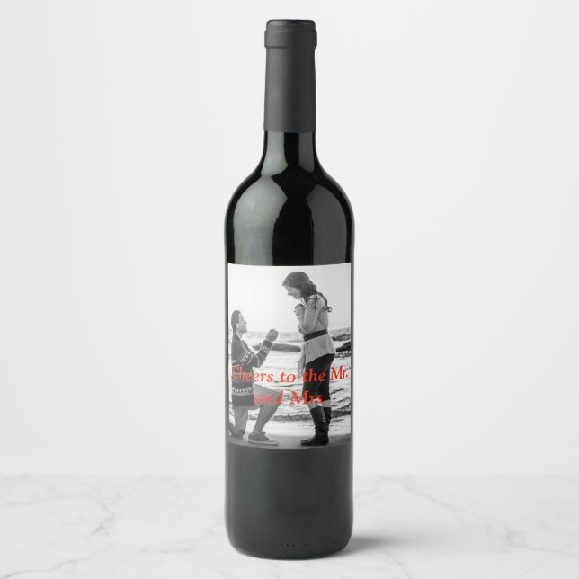 Étiquette Pour Bouteilles De Vin Étiquette à vin (Devant)