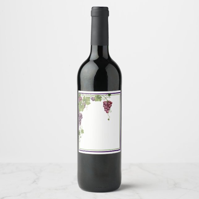 Étiquette Pour Bouteilles De Vin Étiquette bouteille de vin (Devant)