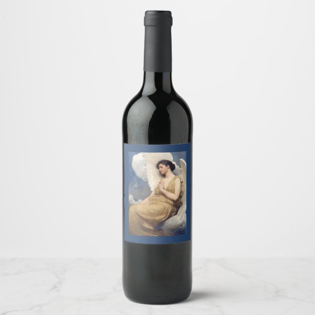 ÉTIQUETTE POUR BOUTEILLES DE VIN ÉTIQUETTE DE VIN : ABBOTT HANDERSON THAYER : 1889 (Devant)