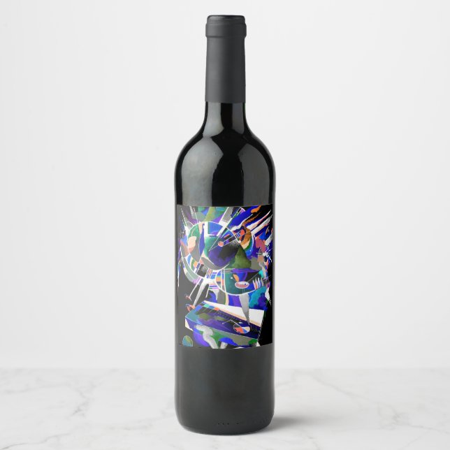 Étiquette Pour Bouteilles De Vin Étiquette de vin d'aigle (Devant)
