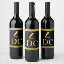 ÉTIQUETTE de vin DC