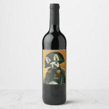 Étiquette de vin de Chien de Napoléon