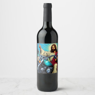 Étiquette Pour Bouteilles De Vin Étiquette de vin de Jésus !