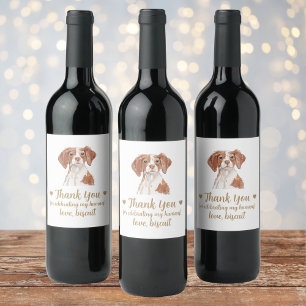 Étiquette Pour Bouteilles De Vin Étiquette de vin de mariage personnalisée pour chi