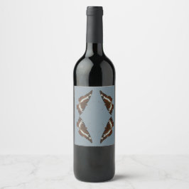 Étiquette Pour Bouteilles De Vin étiquette de vin papillon