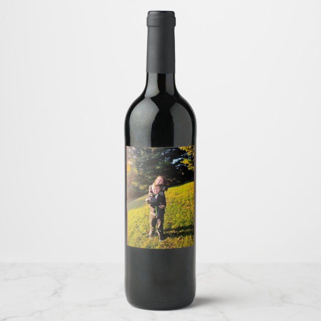Étiquette Pour Bouteilles De Vin Étiquette de vin pour enfants (Devant)
