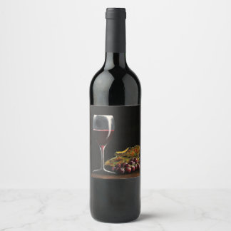 Étiquette Pour Bouteilles De Vin Étiquette de vin rouge